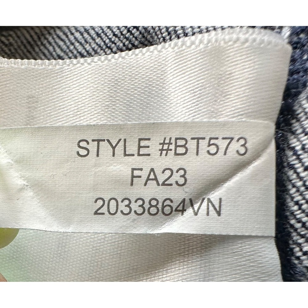 J.CREW RE-IMAGINED Women's 26 Pintuck Skinny Flare Back Zip Night Sky Wash Jeans - Picture 12 of 16